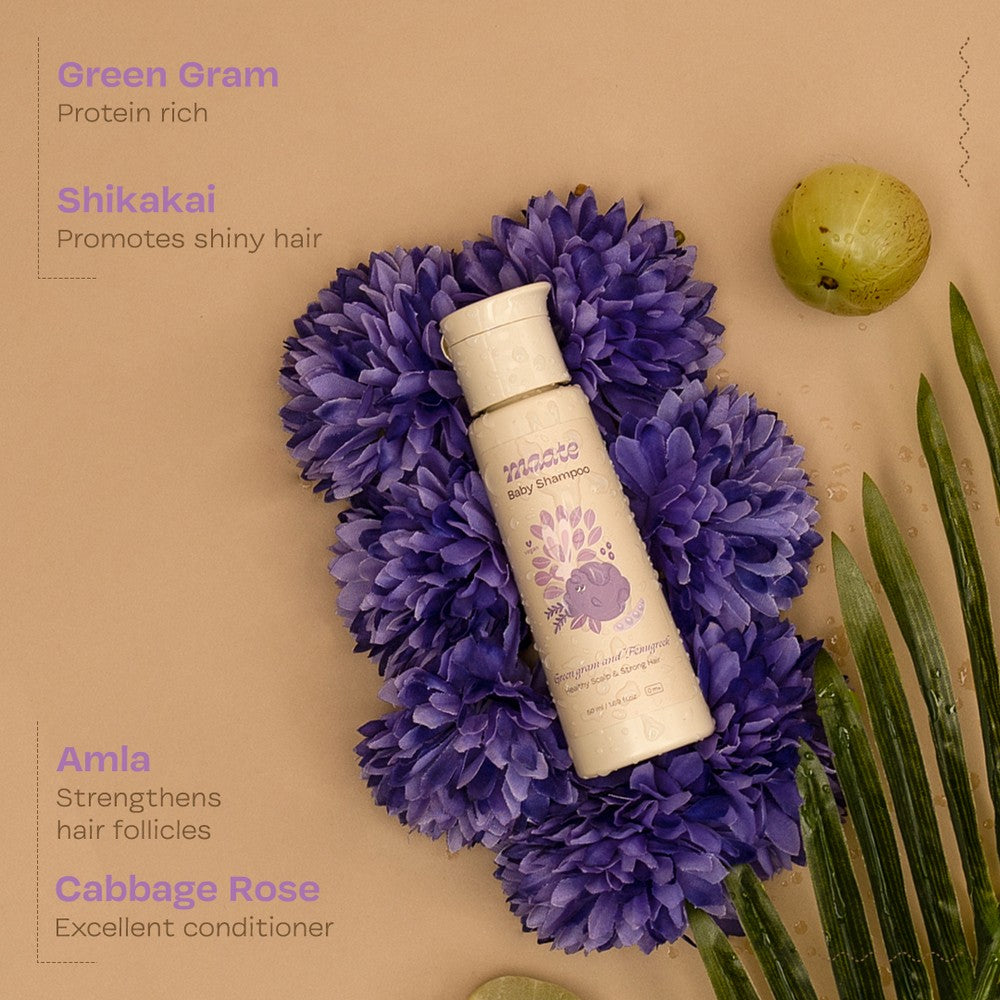 Natural Baby Shampoo With Plant-Based Mild Cleansers