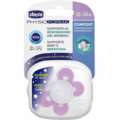 Pink Star Printed Physio Comfort Baby Soother