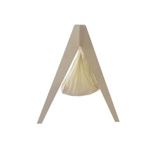 Load image into Gallery viewer, Beige Organic Baby Hammock With Stand

