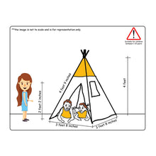 Load image into Gallery viewer, Baby Blue TeePee Tent Set
