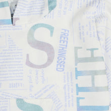 Load image into Gallery viewer, White Typographic Printed Hooded Top With Kangaroo Pocket
