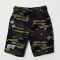 Military Camou Printed Jamaican Shorts