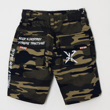 Load image into Gallery viewer, Military Camou Printed Jamaican Shorts
