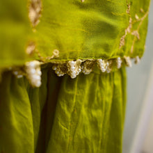 Load image into Gallery viewer, Mehendi Green Embroidered Kurti and Sharara
