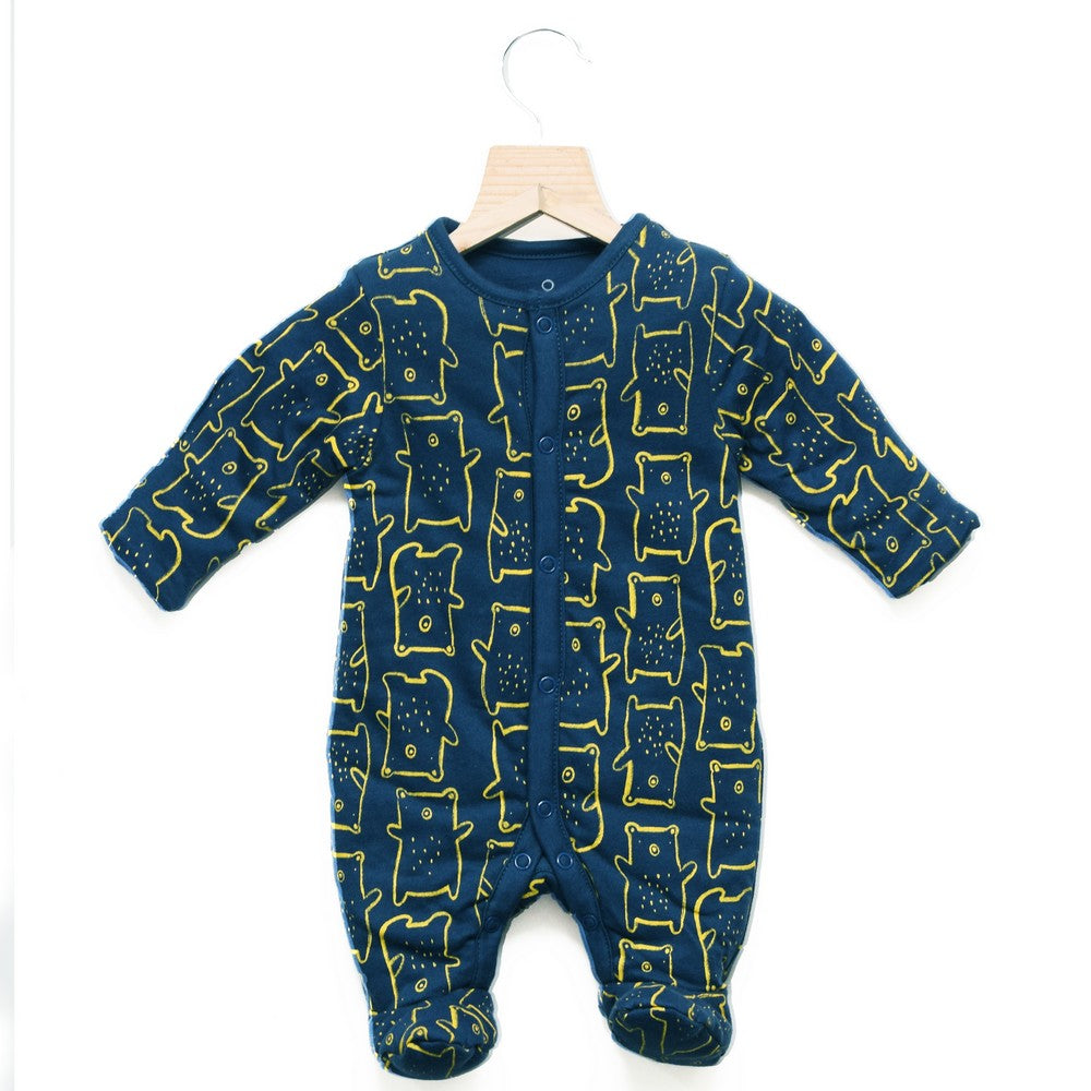 Blue Bears Full Sleeves Footsie