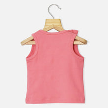 Load image into Gallery viewer, Bow Detail Sleeveless Cotton Top-White, Dark &amp; Light Pink
