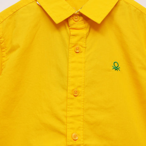 Yellow Full Sleeve Shirt