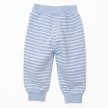 Load image into Gallery viewer, Blue Striped Cotton Joggers
