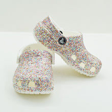 Load image into Gallery viewer, Rainbow Sprinkle Glitter Crocs

