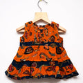 Mustard Frill Cotton Dress