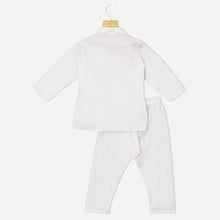 Load image into Gallery viewer, White Cotton Kurta With Pajama

