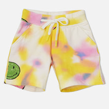 Load image into Gallery viewer, White Smiley Printed Shorts
