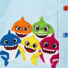 Load image into Gallery viewer, Shark Applique Work Full Sleeves Nightsuit

