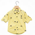 Yellow Bike Printed Full Sleeves Shirt