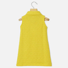 Load image into Gallery viewer, Mustard Heart Embellished Collar Dress
