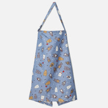 Load image into Gallery viewer, Blue Bear Printed Multi-Purpose Nursing Cover For Breast Feeding
