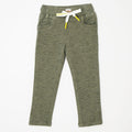 Textured Knit Trousers- Black, Grey & Olive