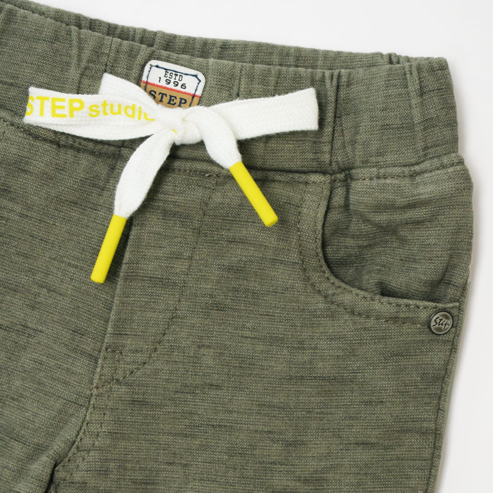 Textured Knit Trousers- Black, Grey & Olive