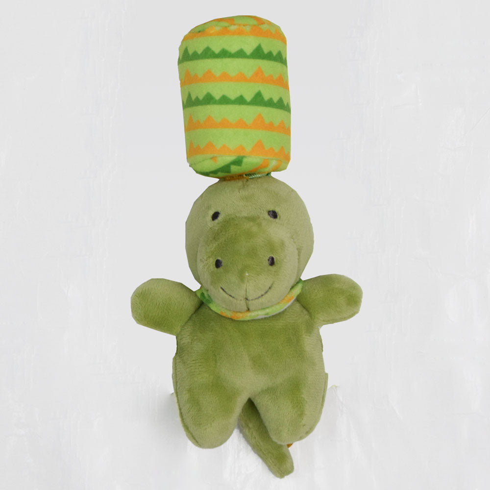 Green Dino Hanging Musical Soft Rattle Toy