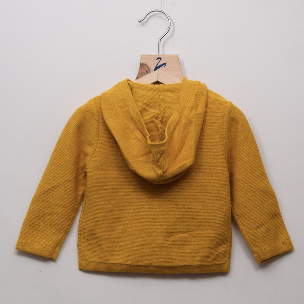 Mustard Hooded Sweatshirt