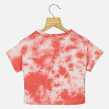 Load image into Gallery viewer, Red Tie &amp; Dye Cotton T-Shirt
