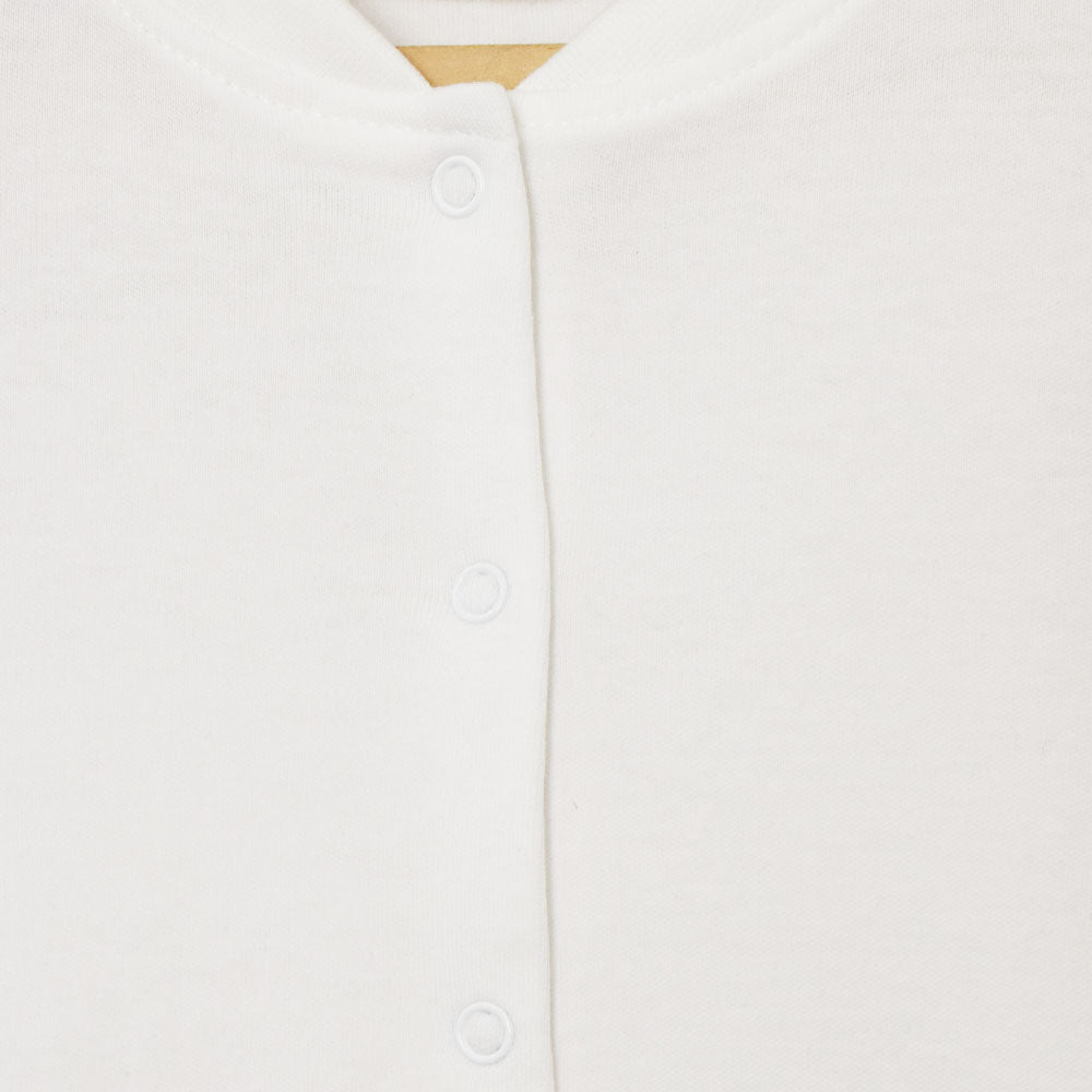 White Plain Full Sleeves Footsie