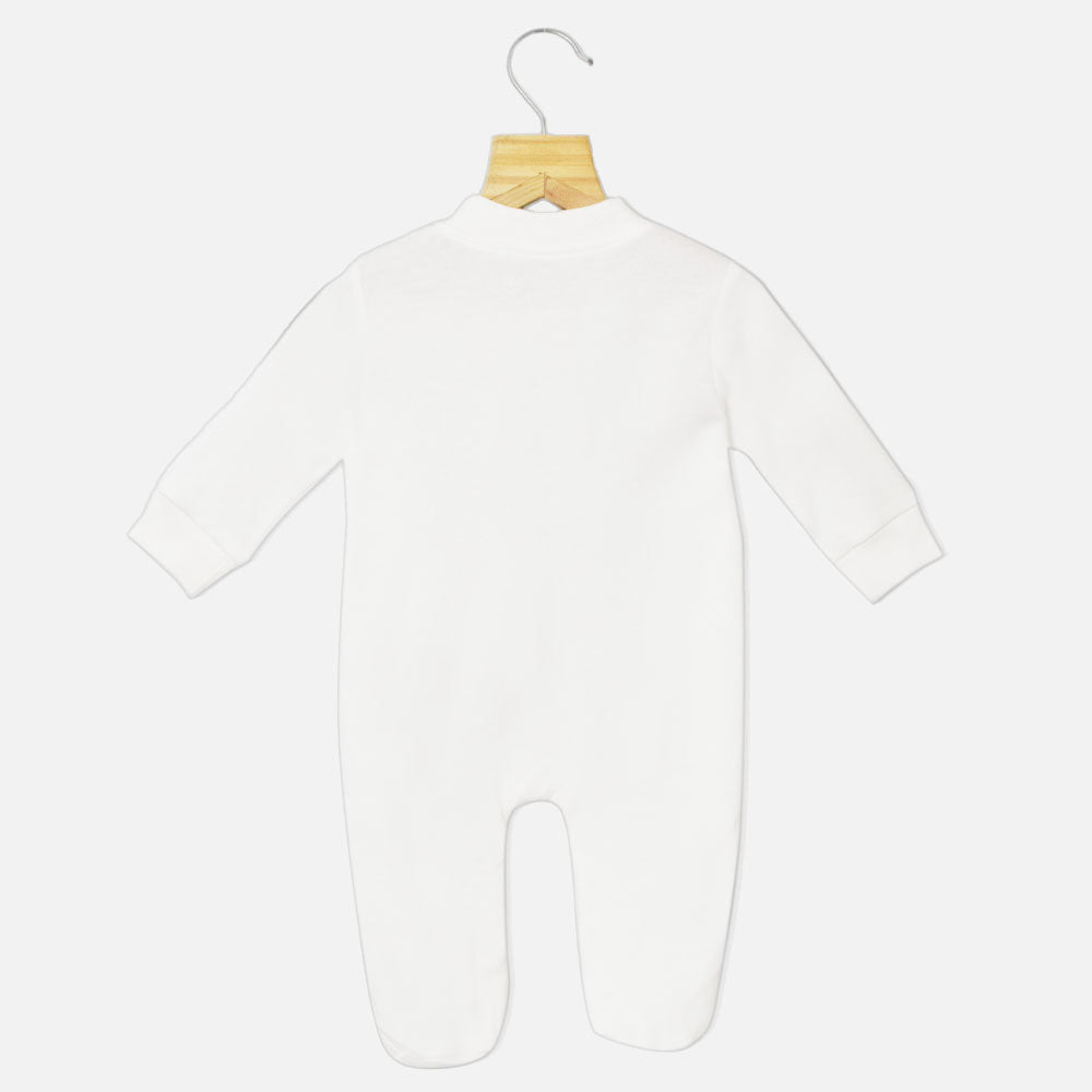 White Plain Full Sleeves Footsie