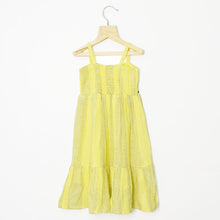 Load image into Gallery viewer, Silver Lurex Sequin Embellished Dress With Front Tie Knot Shrug- Yellow, Lavender &amp; Pink
