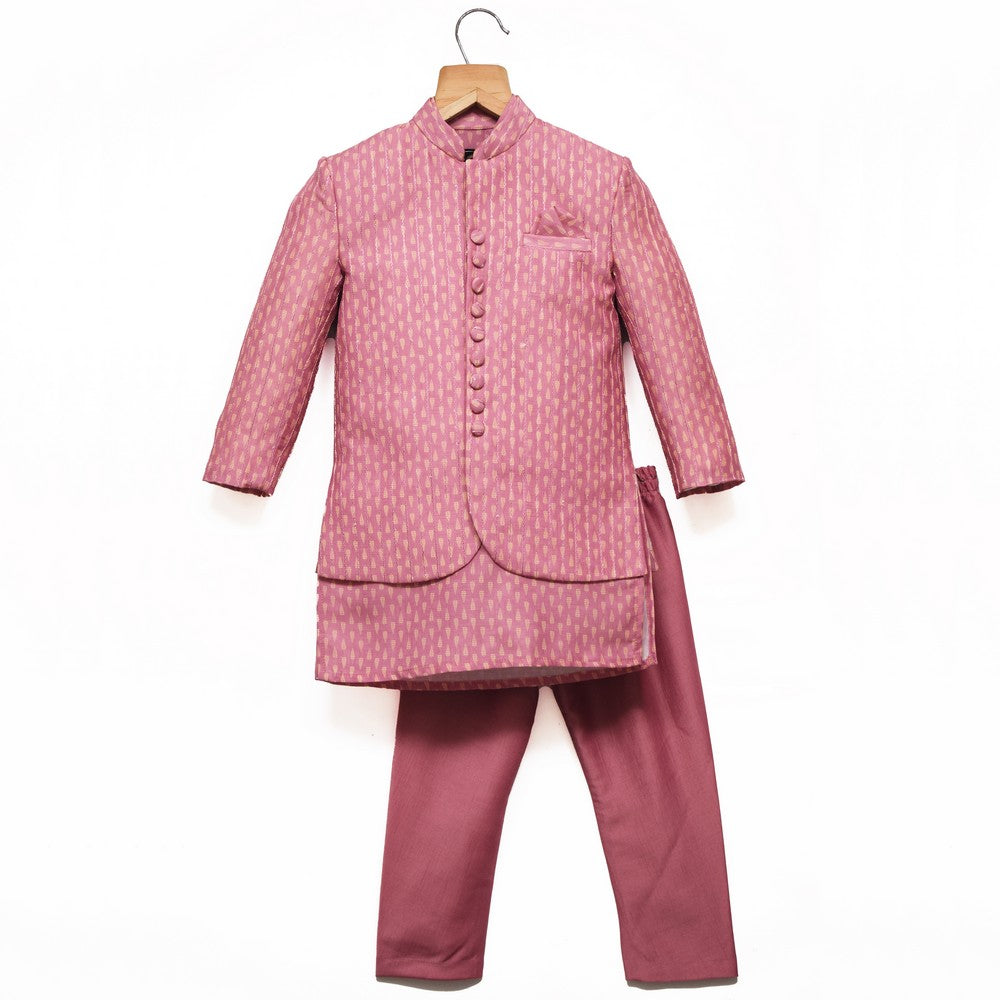 Silk Sherwani Set