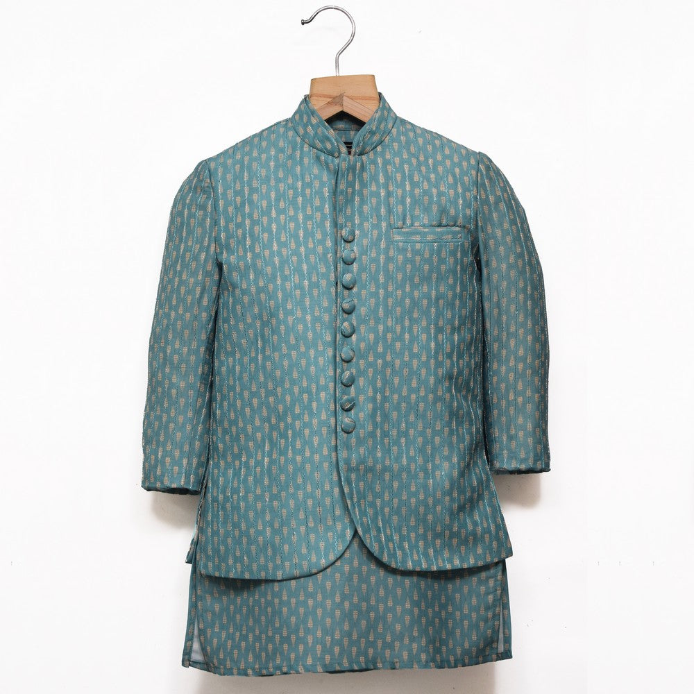 Silk Sherwani Set