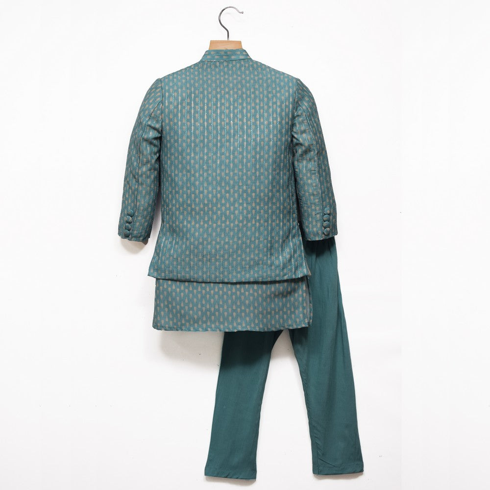 Silk Sherwani Set