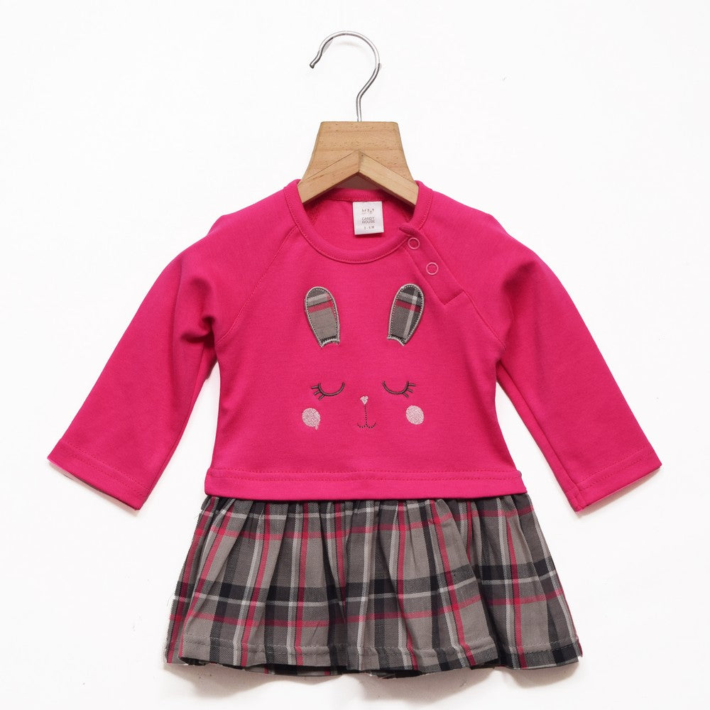 Pink Cotton Frock