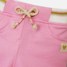 Load image into Gallery viewer, Roll-Up Hem With Rib Waist Shorts-Pink, Blue &amp; Yellow
