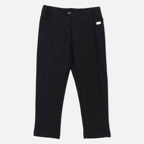 Regular Fit Solid Casual Trousers- Blue,Black & White