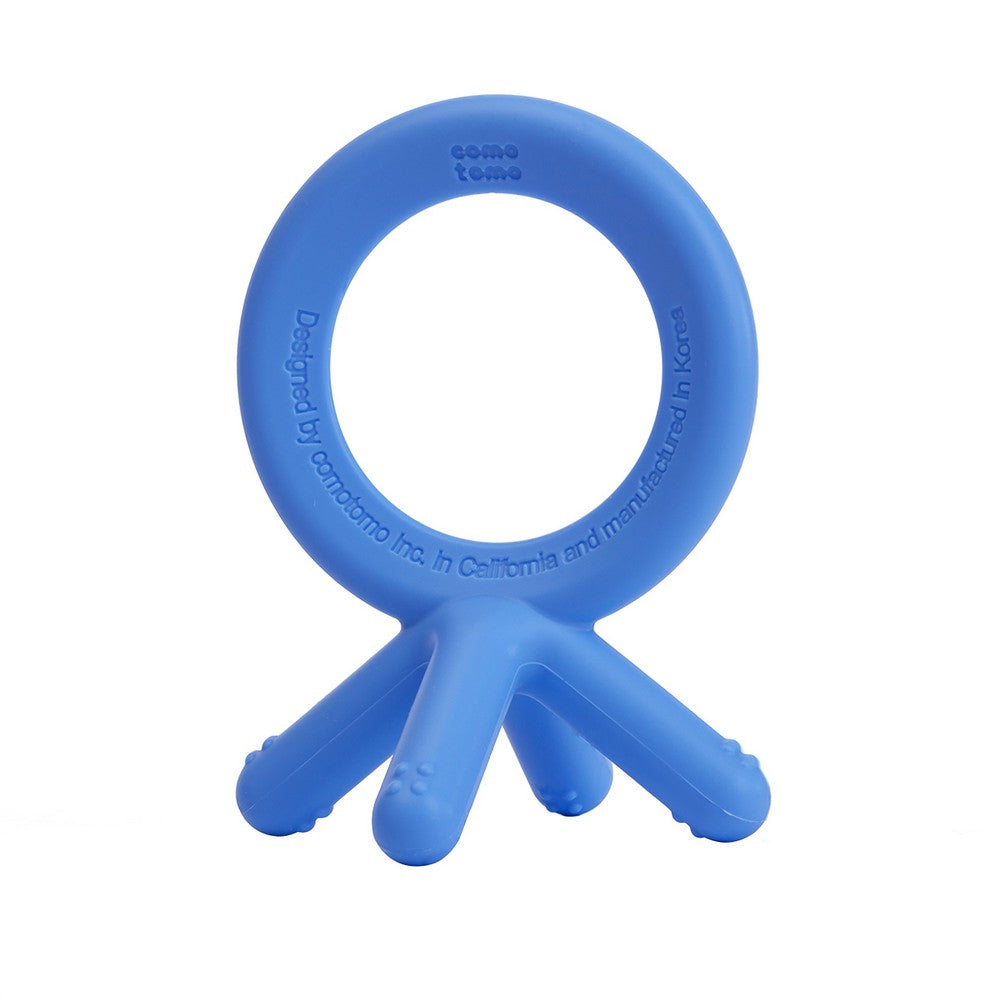 Blue Silicone Teether