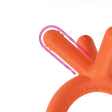 Load image into Gallery viewer, Orange Silicone Teether
