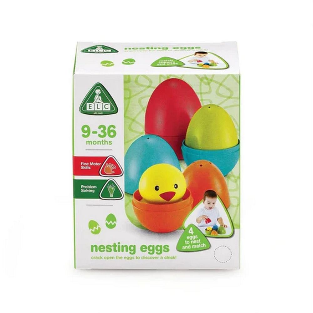 Multicolor Nesting Eggs Toy