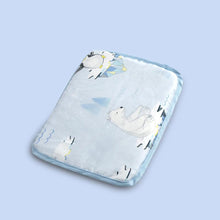 Load image into Gallery viewer, Blue Arctic Organic Rai Pillow
