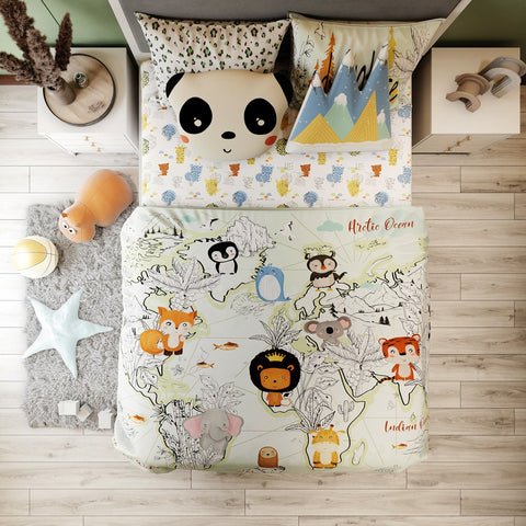 Animal Planet Kids 6 Pc Single & Double Full Bed Set