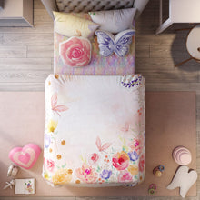 Load image into Gallery viewer, Pink Secret Garden Kids 6 Pc Single &amp; Double Full Bed Set
