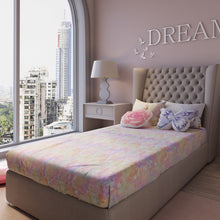 Load image into Gallery viewer, Pink Secret Garden Single &amp; Double Bedsheet Set
