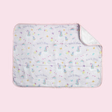 Load image into Gallery viewer, Pink Unicorn Organic Bed Protector
