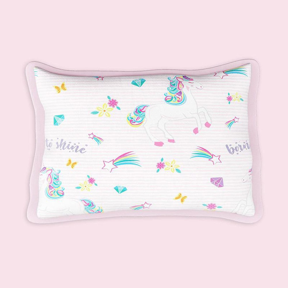 Pink Unicorn Organic Rai Pillow