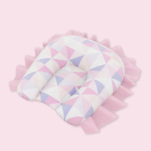 Load image into Gallery viewer, Pink Geometric Organic U-Pillow
