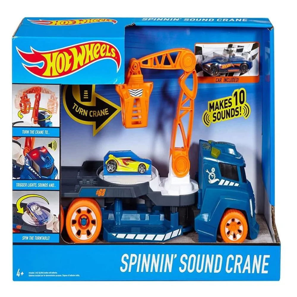 Blue Spinning Sound Crane