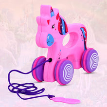 Load image into Gallery viewer, Sparky The Unicorn Pull Along Toy

