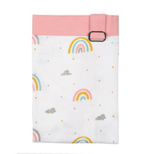 Load image into Gallery viewer, Pink Rainbow Printed Nursing Covers Pack Of 2
