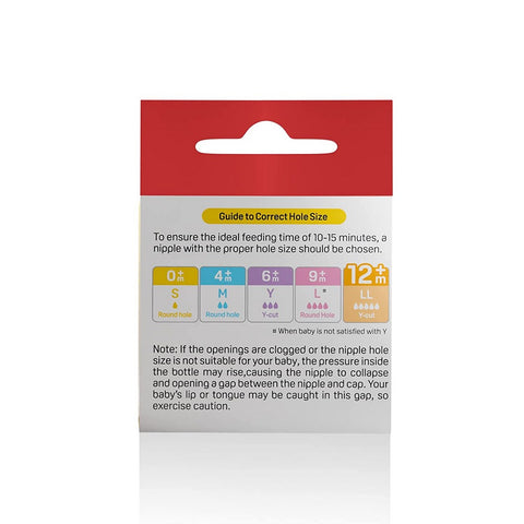 Peristaltic LL Size Y Cut Nipple Pack Of 2