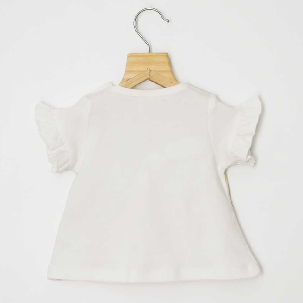 White Dance Your Out Top With Pink Net Skirt