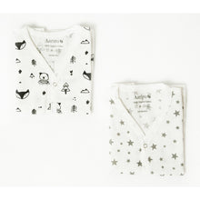 Load image into Gallery viewer, White Fox Printed Sleeveless Muslin Jabla - Pack Of 2
